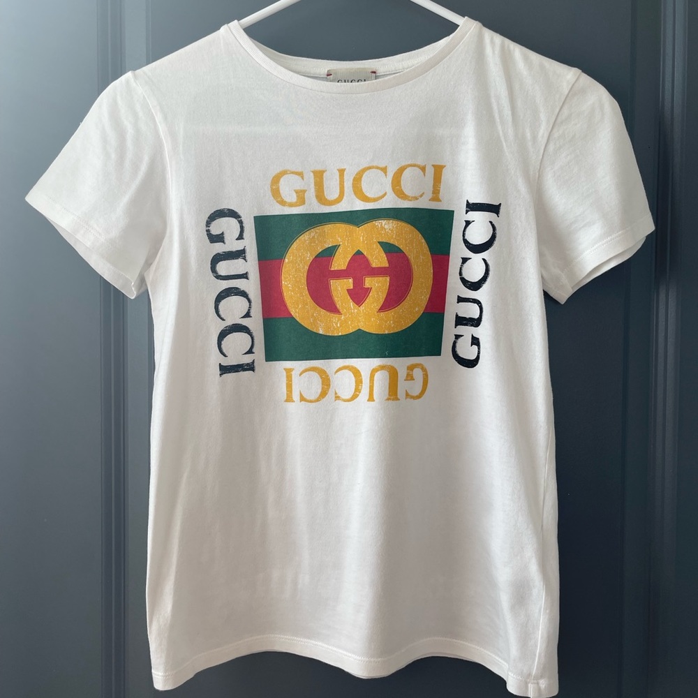 Gucci shirt size 10 kids